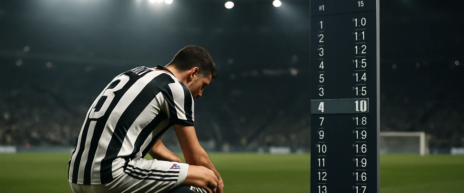 Juventus's Serie A position, broken down